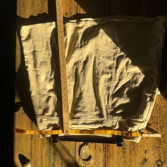 Vintage Chaus Women's Tan Skirt size 14 mini skirt 1980s 1990s aline - Picture 8 of 14